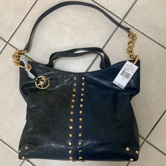 MICHAEL Michael Kors Bags Nwt Michael Kors Navy Blue Leather